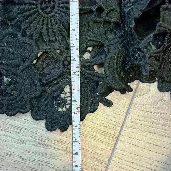 Lulus Black Lace Open-Back Mini Dress Size M NWT - Picture 9 of 9